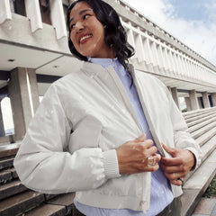 Women's Mist Bomber Jacket - Black